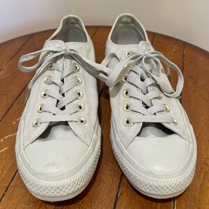 Converse Chuck Taylor All Star‎ Gray Gold NWoB Sz 7.5